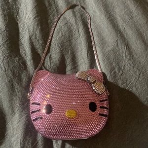 Hello Kitty rhinestone clutch